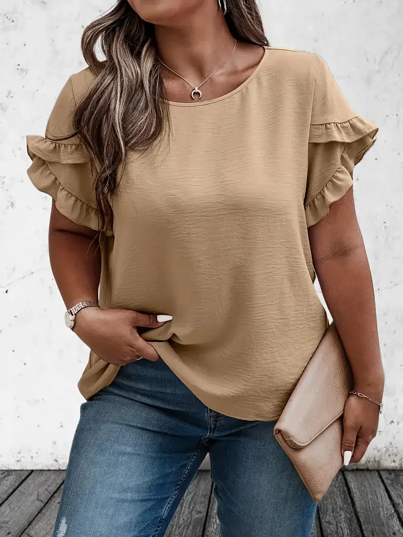 Summer Clothing Colors - Spring Summer Women Plus Size 1XL-5XL