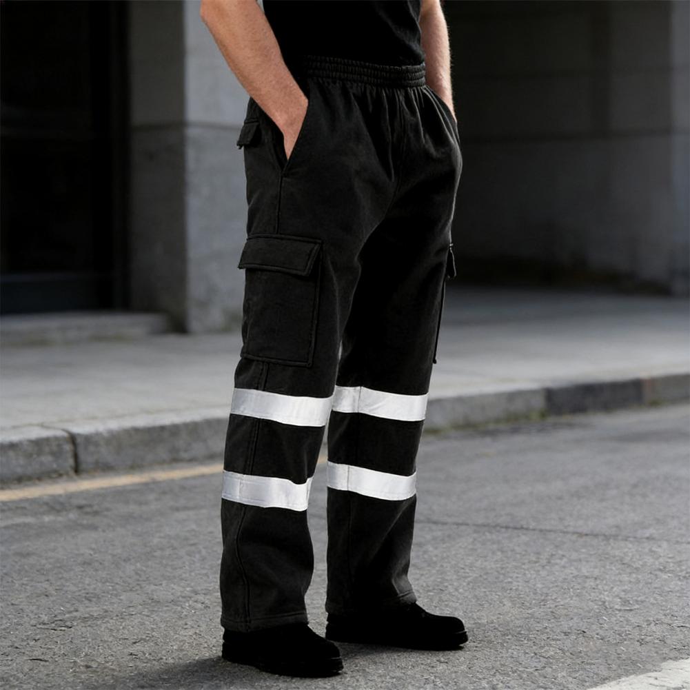 Summer Clothing Work - Plus Size Men Work Pants Elastic