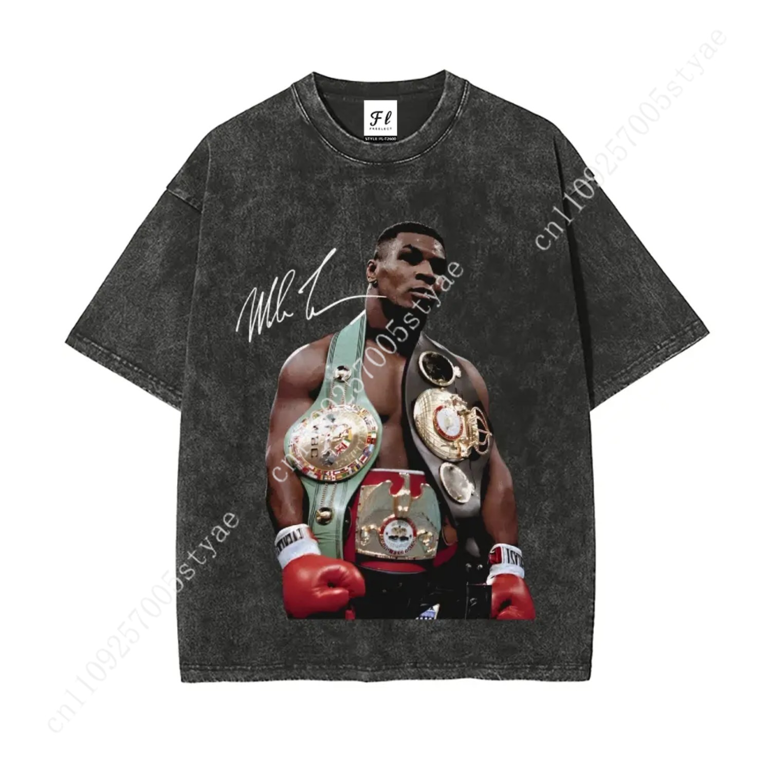Summer Quilt - Mike Tyson T-Shirt, 90s Vintage Boxing