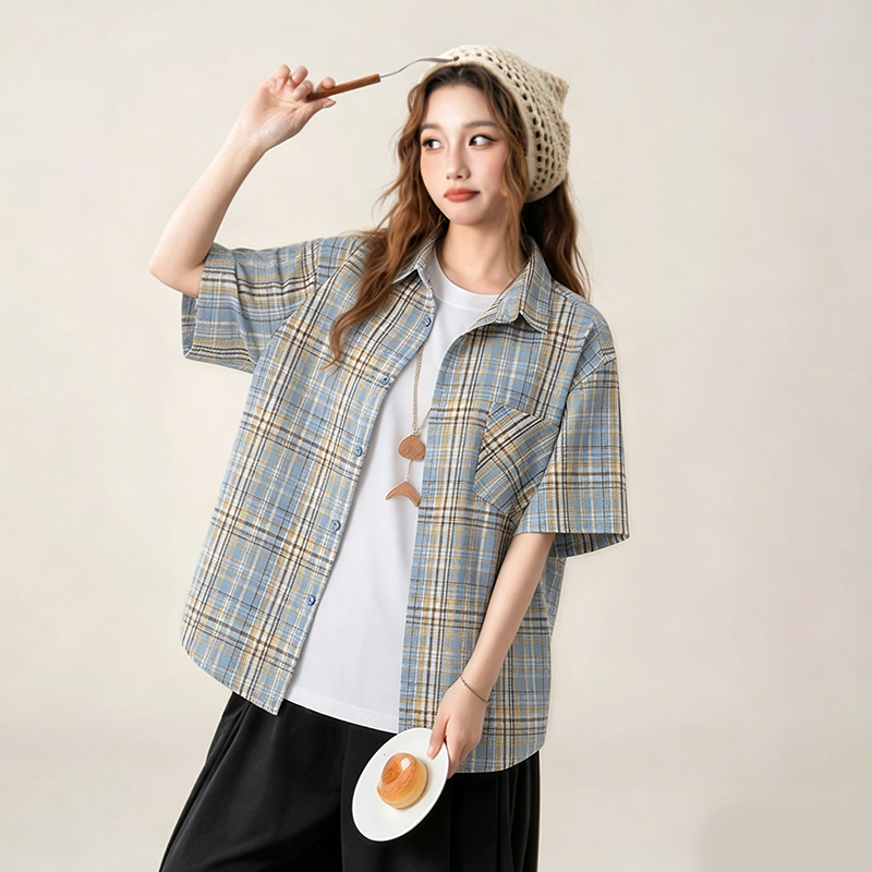 Yellow Summer Clothing - Y2K New Summer Collection Blue Yellow
