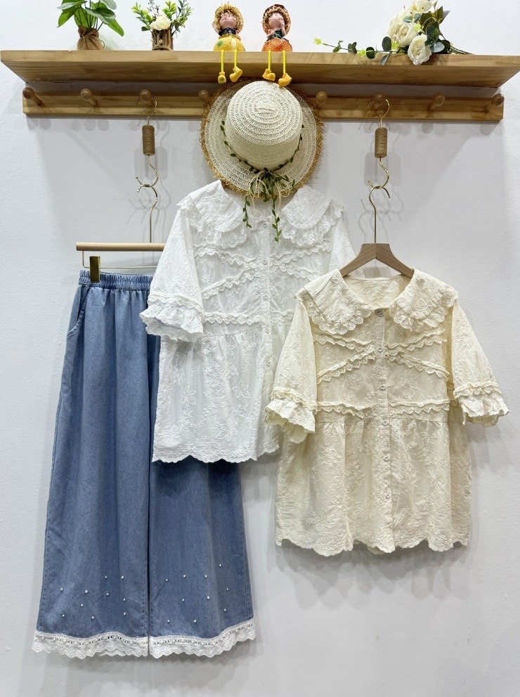 Japan Summer Clothing Women - Mori kei clothing sweet lolita shirt
