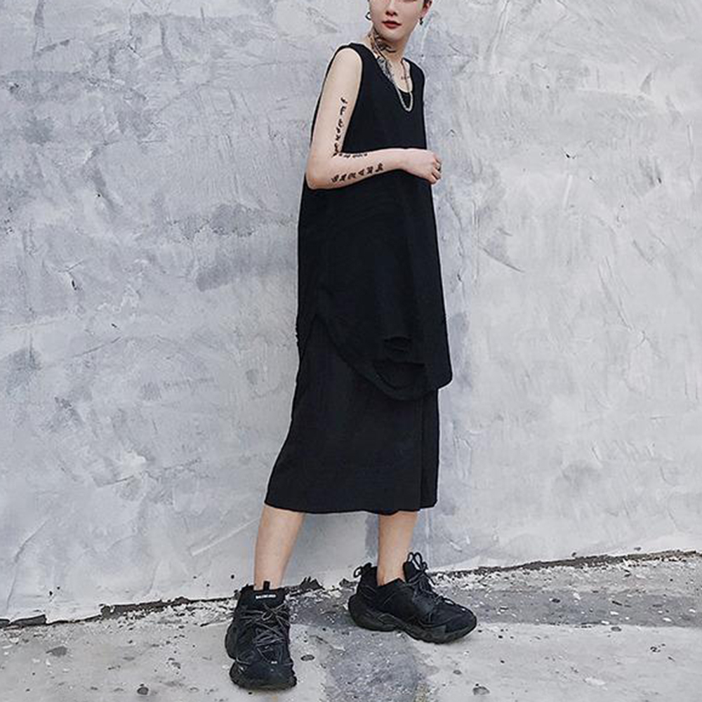 Mens Dark Ripped Breathable Ta - Summer Clothing Trends 2026 ulasan dan harga