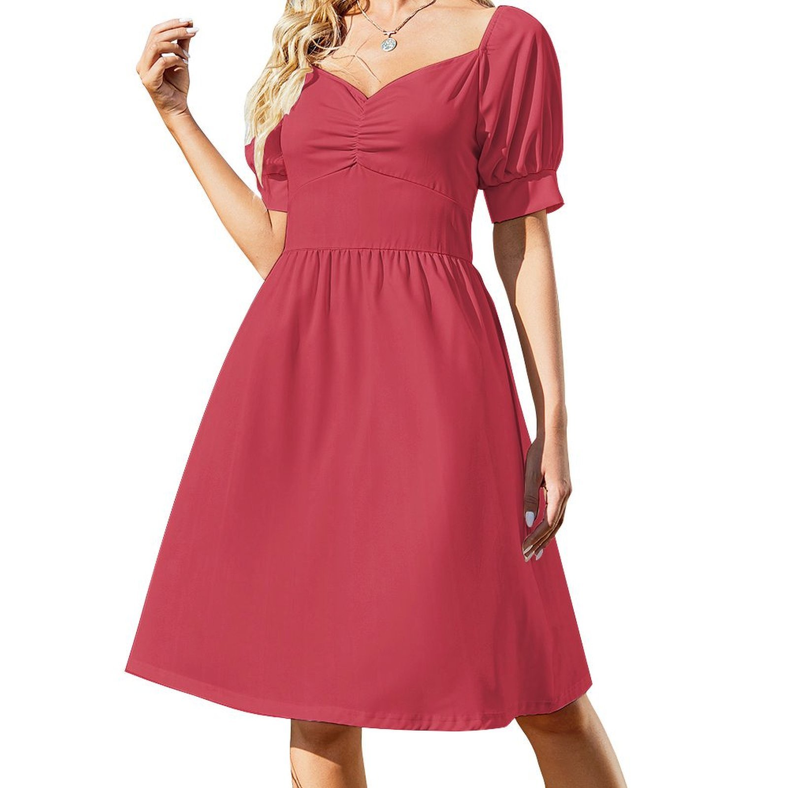 Paprika Floral Smock Dress For - Summer Clothing Colors ulasan dan harga
