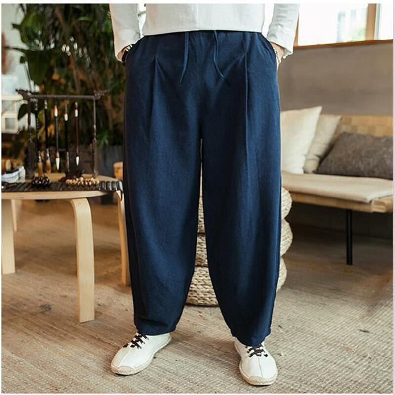 Large Size 6XL 7XL Men's Wide  - Summer Clothing Men Linen ulasan dan harga