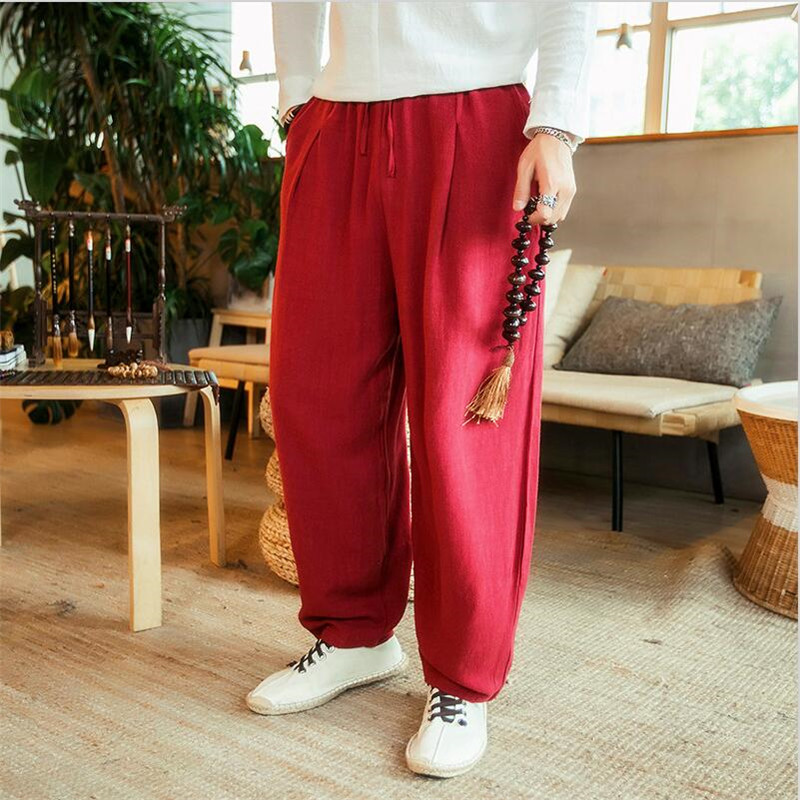Large Size 6XL 7XL Men's Wide  - Summer Clothing Men Linen ulasan dan harga