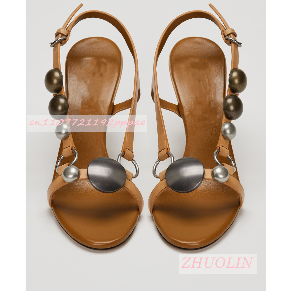 Women Metal Disc Decor Slingba - Summer Holiday Clothing Women ulasan dan harga