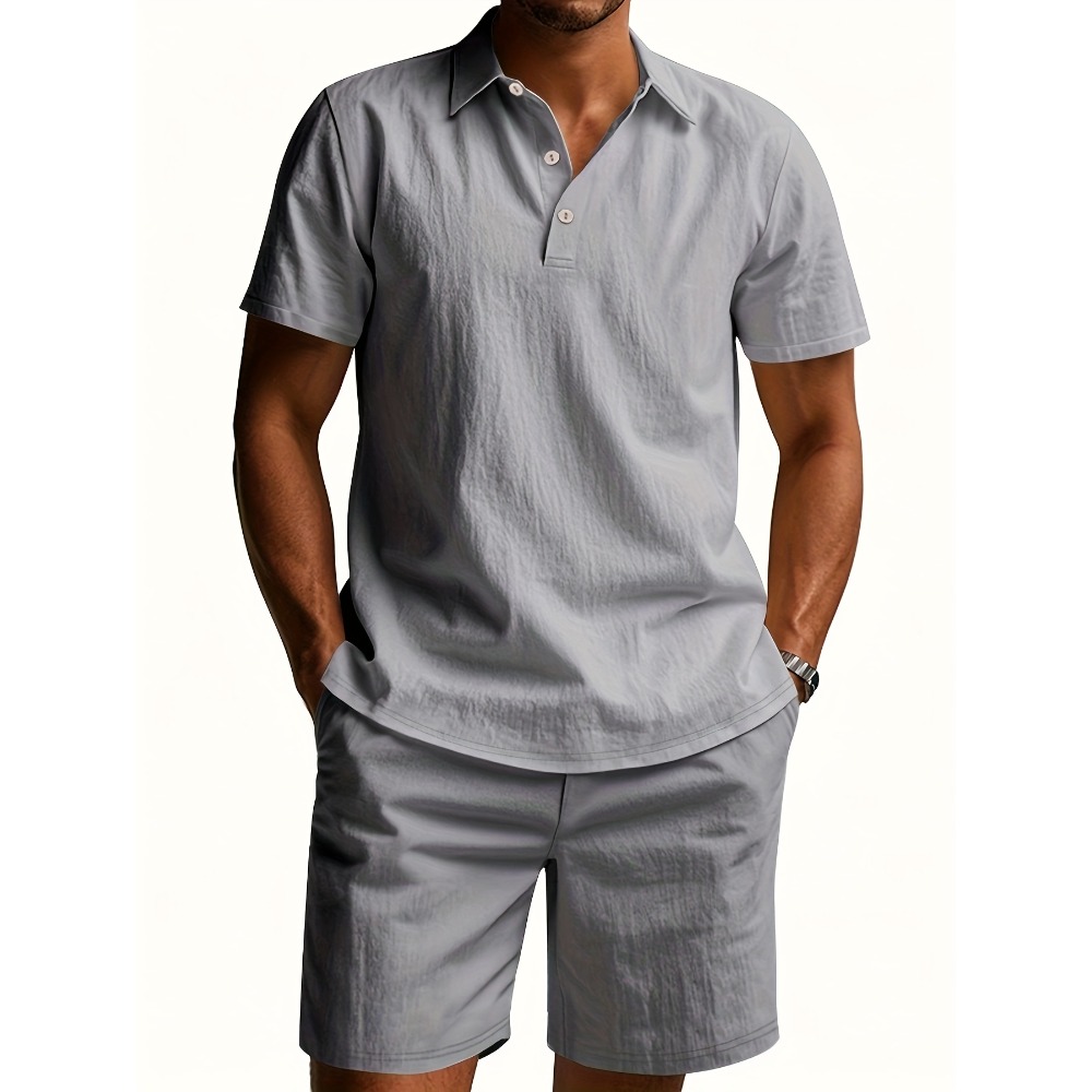Summer Men Suit Fashion Linen  - Summer Clothing Men Linen ulasan dan harga