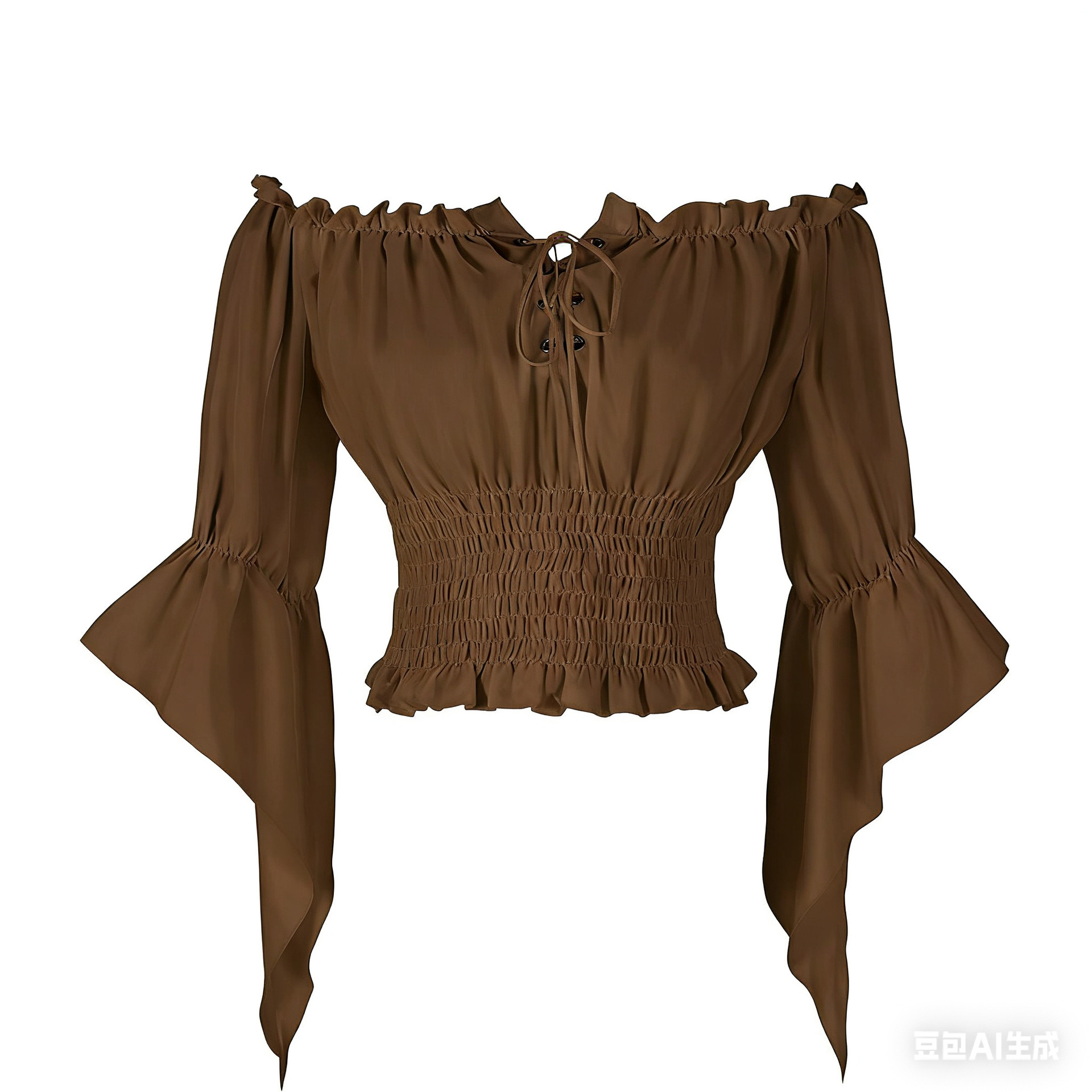 Renaissance Medieval Aristocra - Off Shoulder Blouse ulasan dan harga