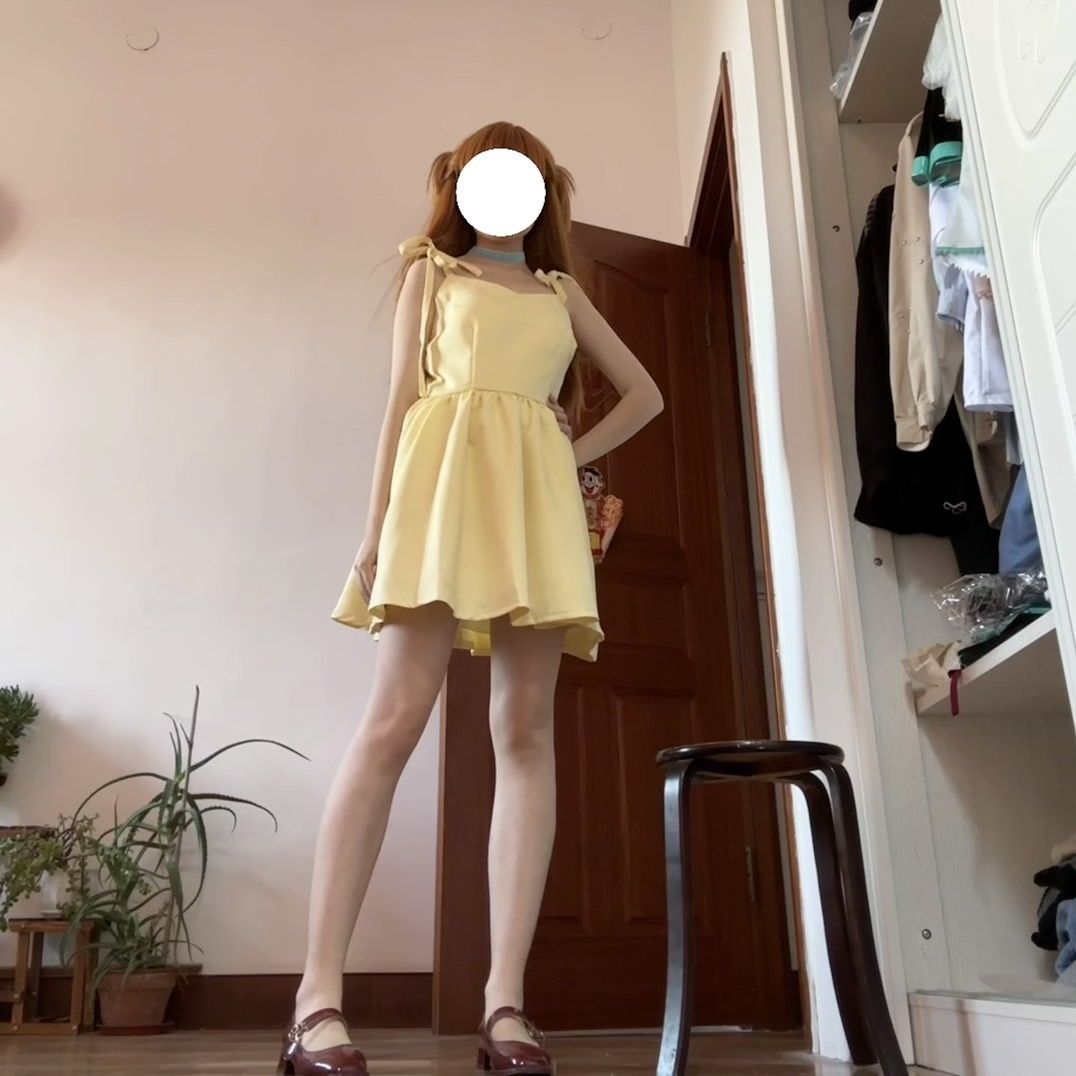Shikinami Asuka Langley Yellow - Yellow Summer Clothing ulasan dan harga