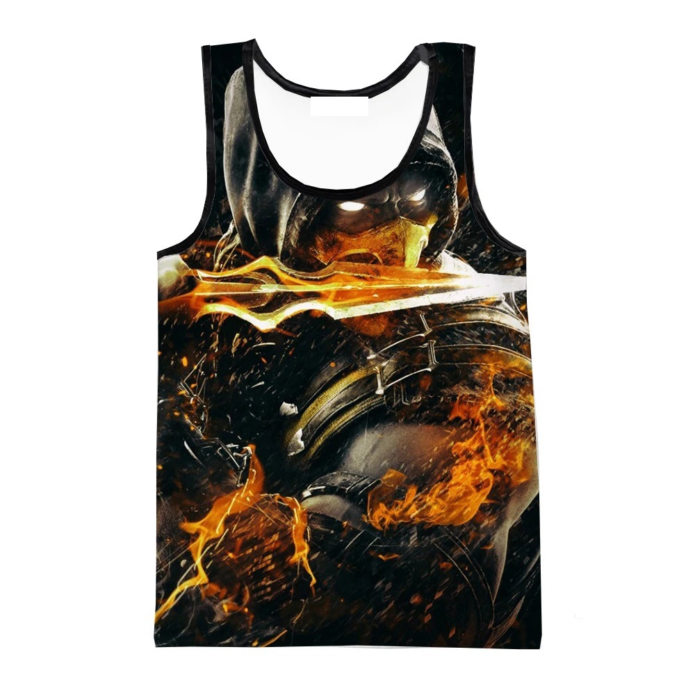 Mortal Kombat Game 3D Print Ta - Summer Games Clothing ulasan dan harga