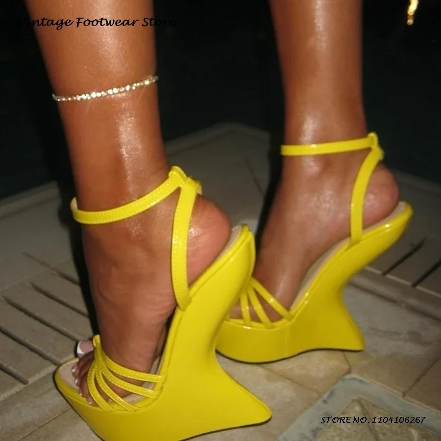 Candy Color Platform Strappy S - Summer Clothing Colors ulasan dan harga