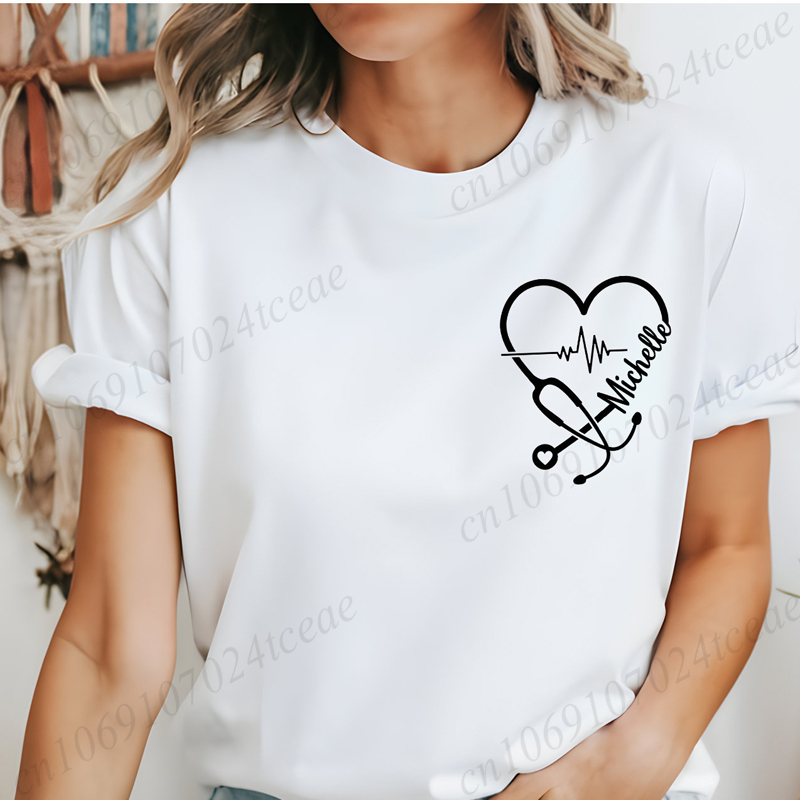 Custom Nurse Personalized Shir - Summer Clothing Name ulasan dan harga