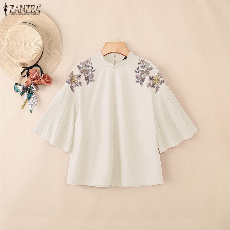 2026 ZANZEA Summer Floral Prin - Summer Clothing Work ulasan dan harga