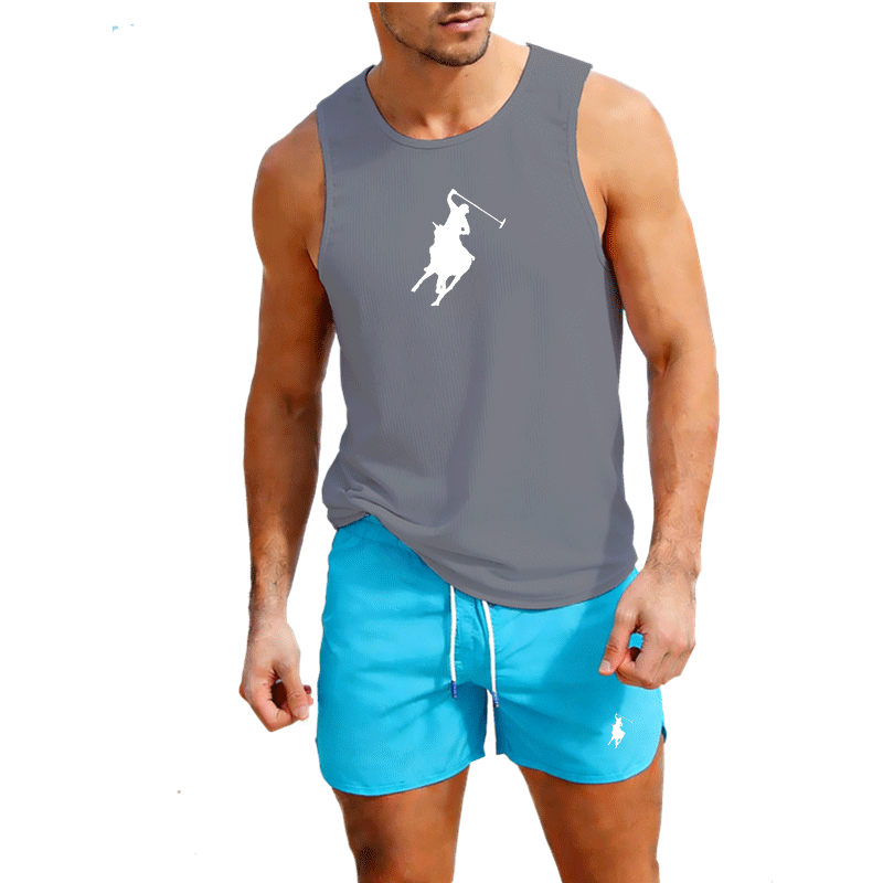 European Men Summer Vest and S - Summer Clothing Trends ulasan dan harga