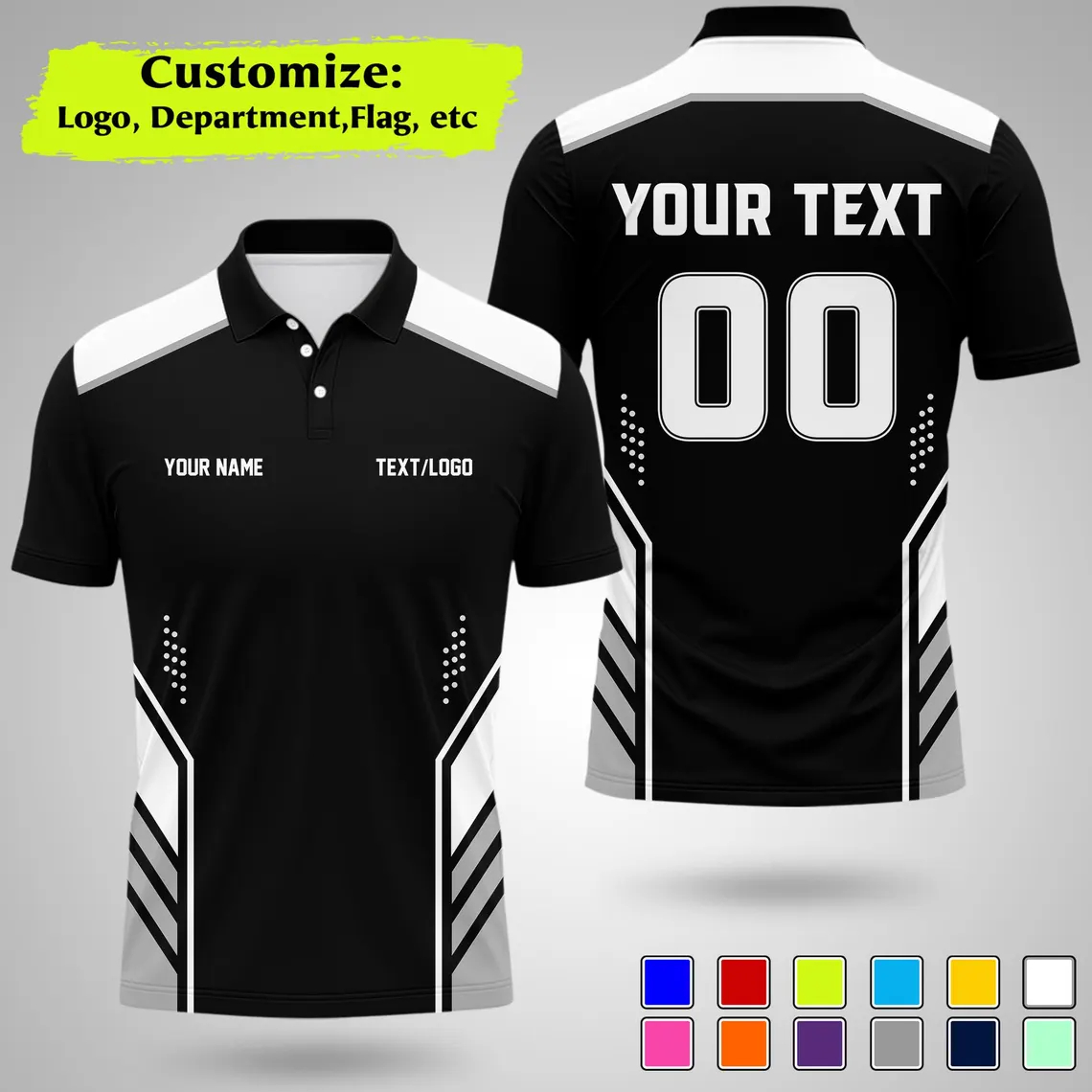 New Personalized Team Polo Shi - Summer Clothing Name ulasan dan harga