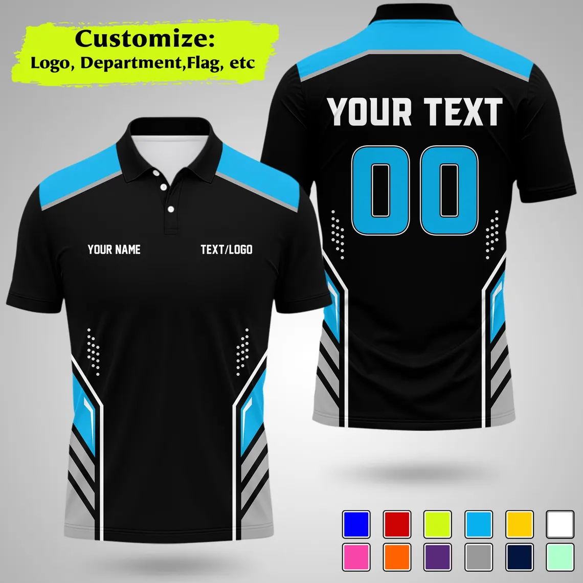 New Personalized Team Polo Shi - Summer Clothing Name ulasan dan harga