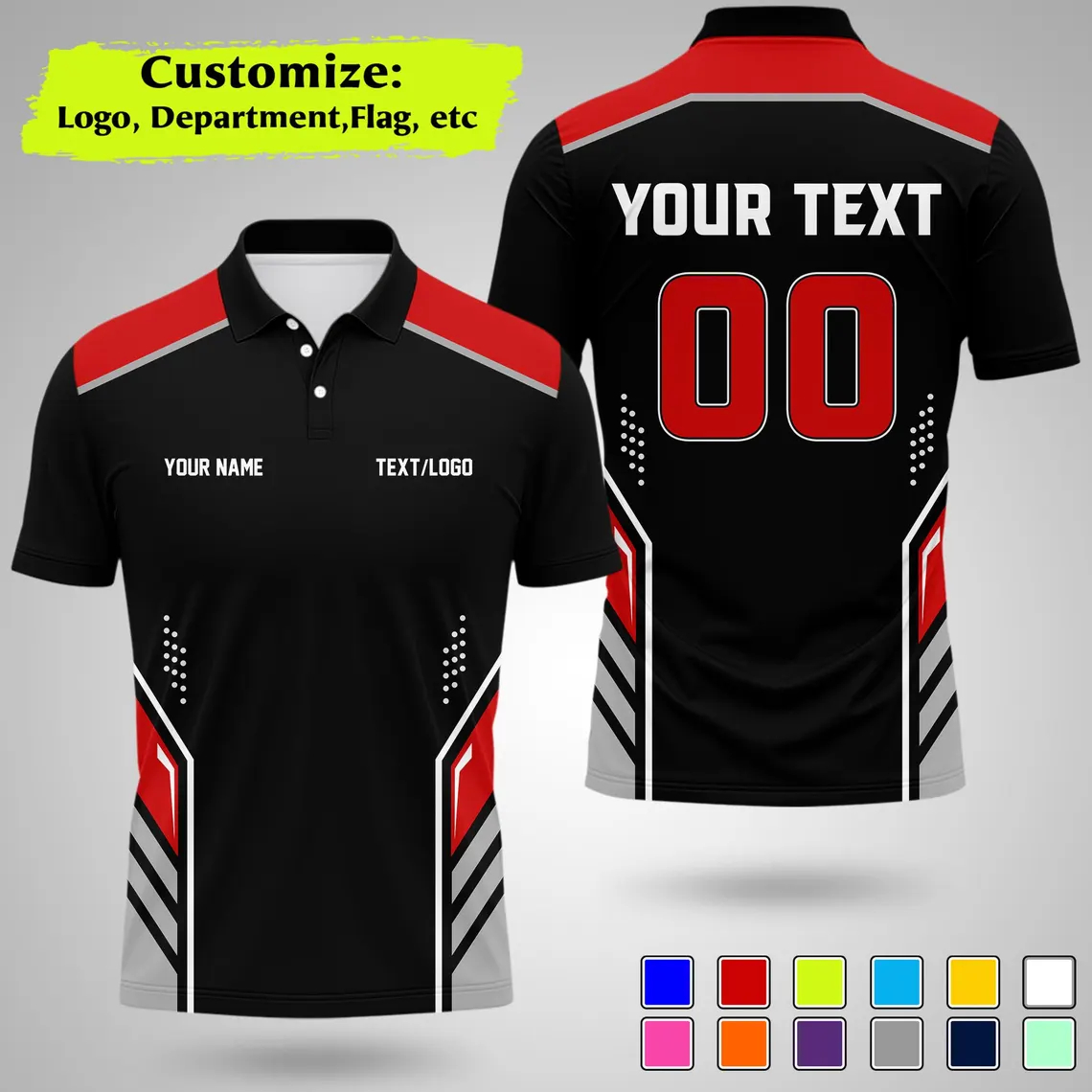 New Personalized Team Polo Shi - Summer Clothing Name ulasan dan harga