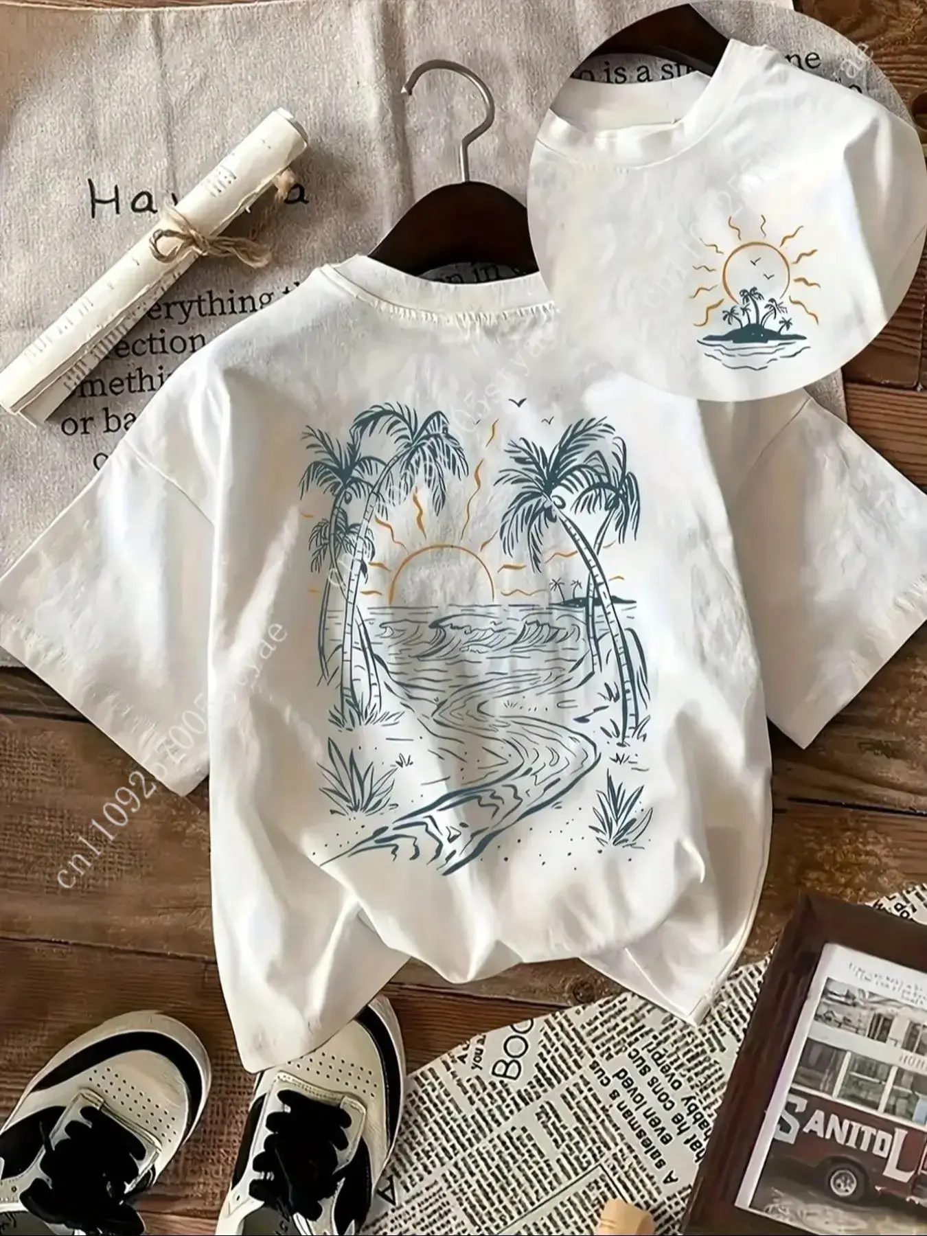 Women's Coconut Tree & Sun Pri - Summer Quilt ulasan dan harga