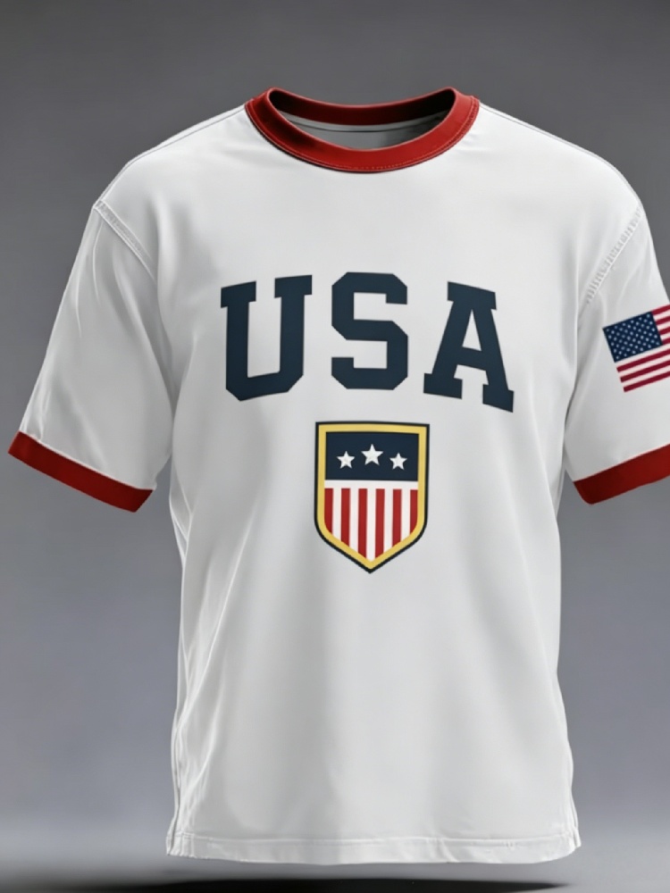 2026 Summer USA Football Jerse - Yellow Summer Clothing ulasan dan harga