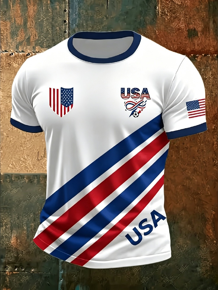 2026 Summer USA Football Jerse - Yellow Summer Clothing ulasan dan harga