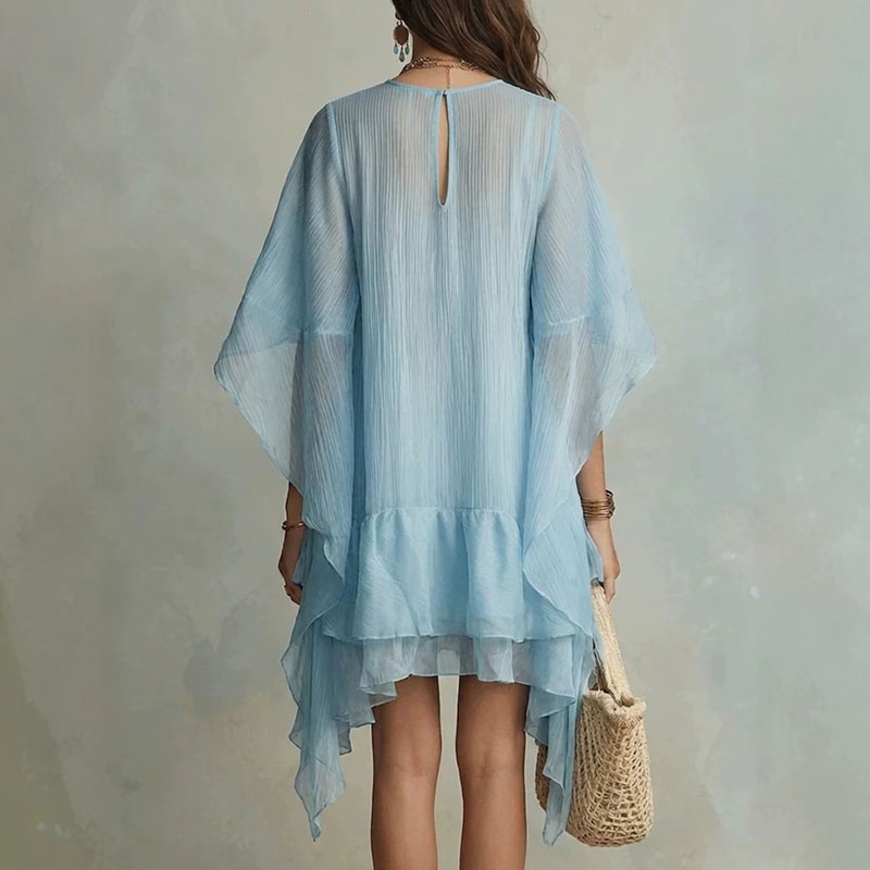 Women A-Line Solid Mini Dress  - Summer Holiday Clothing Women ulasan dan harga