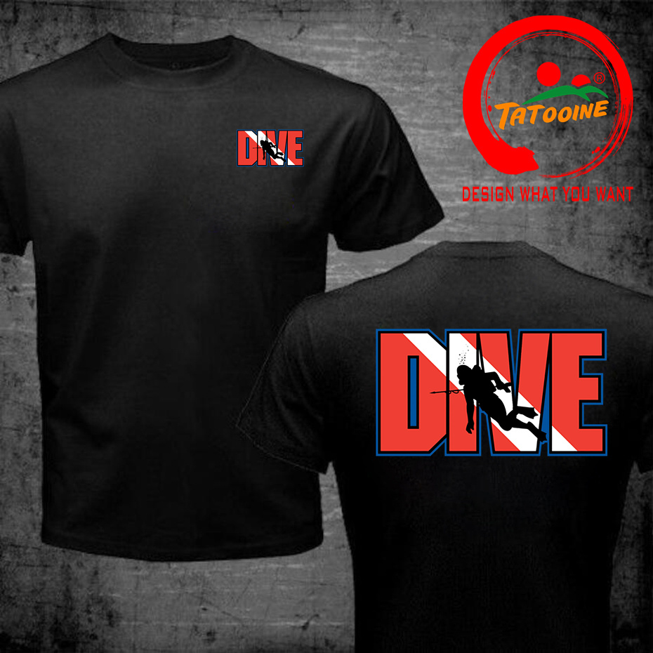 Awesome Scuba Drive T-Shirts M - Summer Clothing Drive ulasan dan harga
