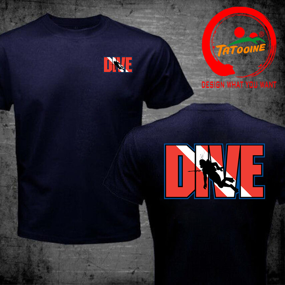 Awesome Scuba Drive T-Shirts M - Summer Clothing Drive ulasan dan harga