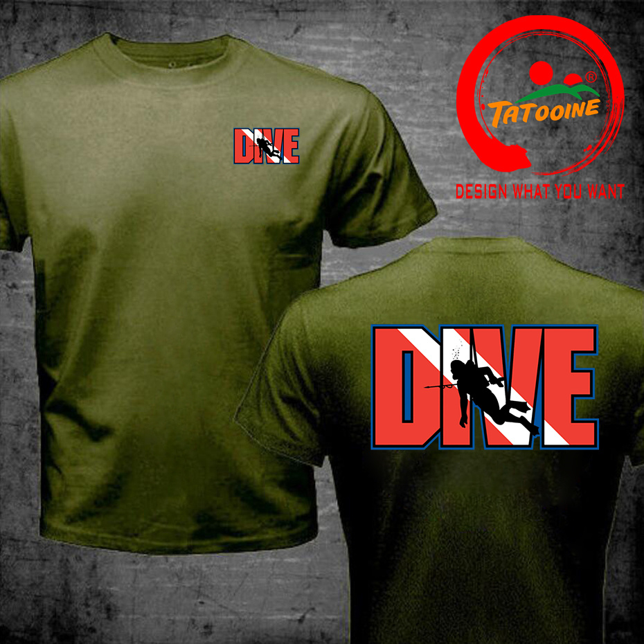 Awesome Scuba Drive T-Shirts M - Summer Clothing Drive ulasan dan harga