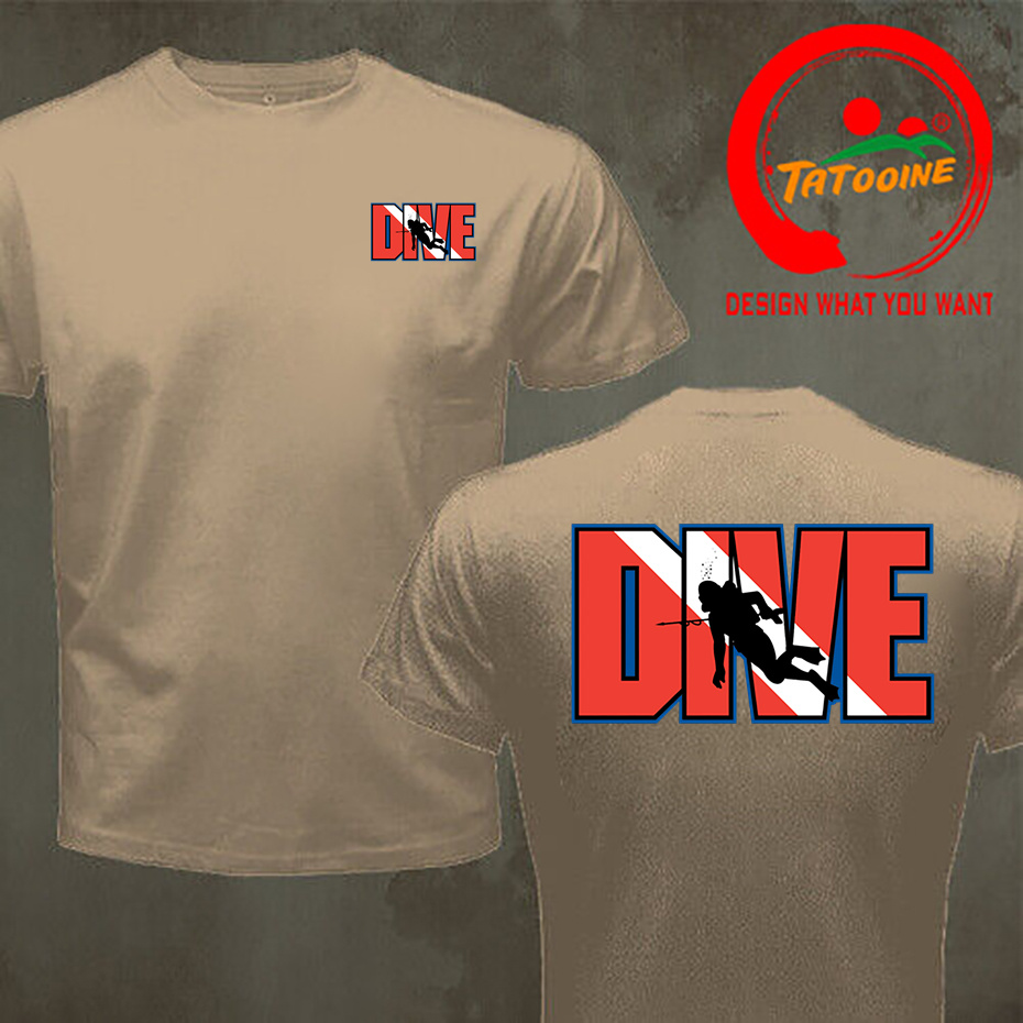 Awesome Scuba Drive T-Shirts M - Summer Clothing Drive ulasan dan harga