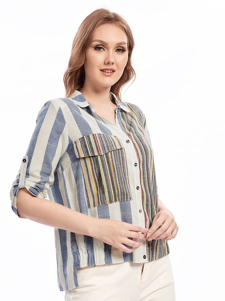 Womens plus size woven lapel s - Summer Clothing Colors ulasan dan harga
