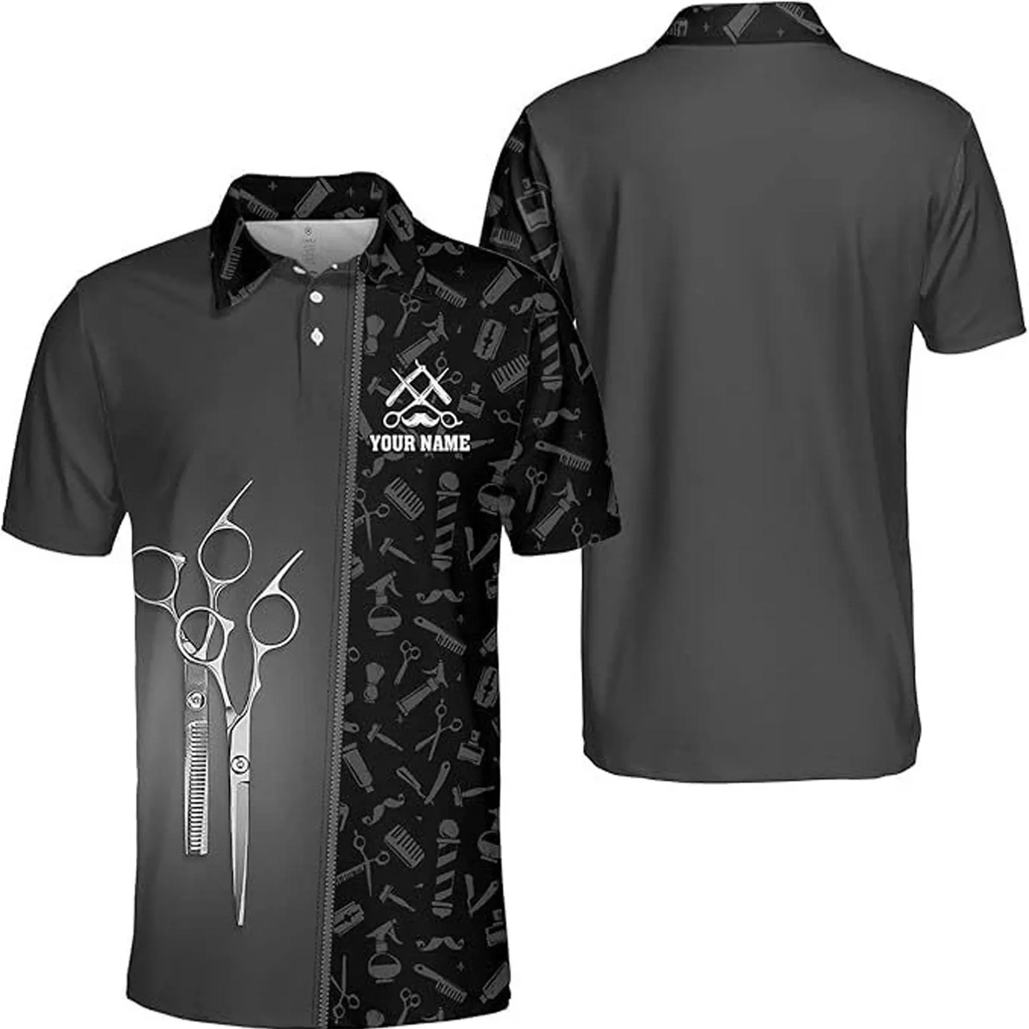 2025 Barber Short Sleeve Polo  - Summer Clothing Name ulasan dan harga