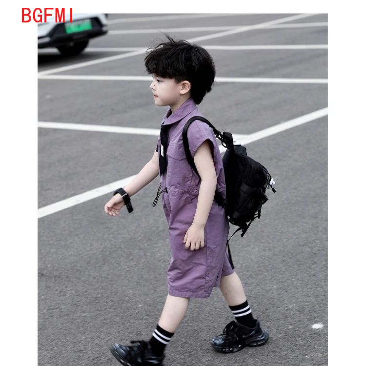 Kids Summer Shorts Overalls Ca - Summer Clothing Baby Boy ulasan dan harga