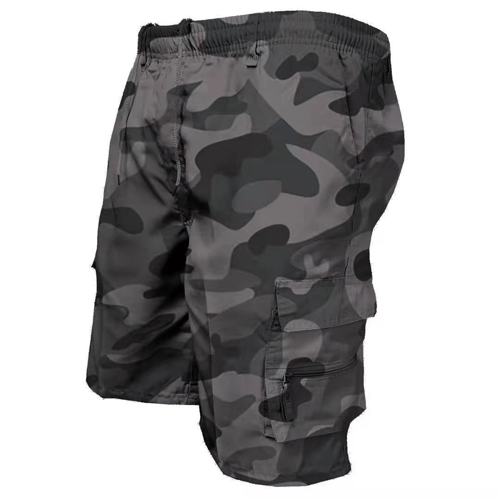 Men's Camouflage Cargo Shorts  - Summer Clothing Work ulasan dan harga
