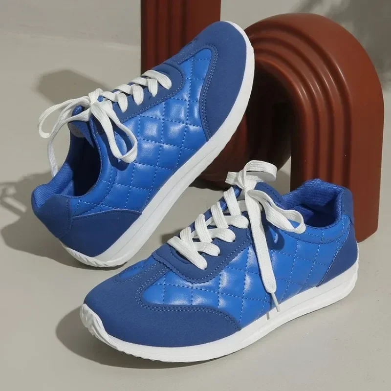 Women Quilted Lace-up Sneakers - Summer Quilt ulasan dan harga