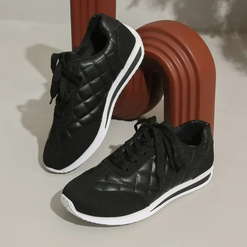 Women Quilted Lace-up Sneakers - Summer Quilt ulasan dan harga
