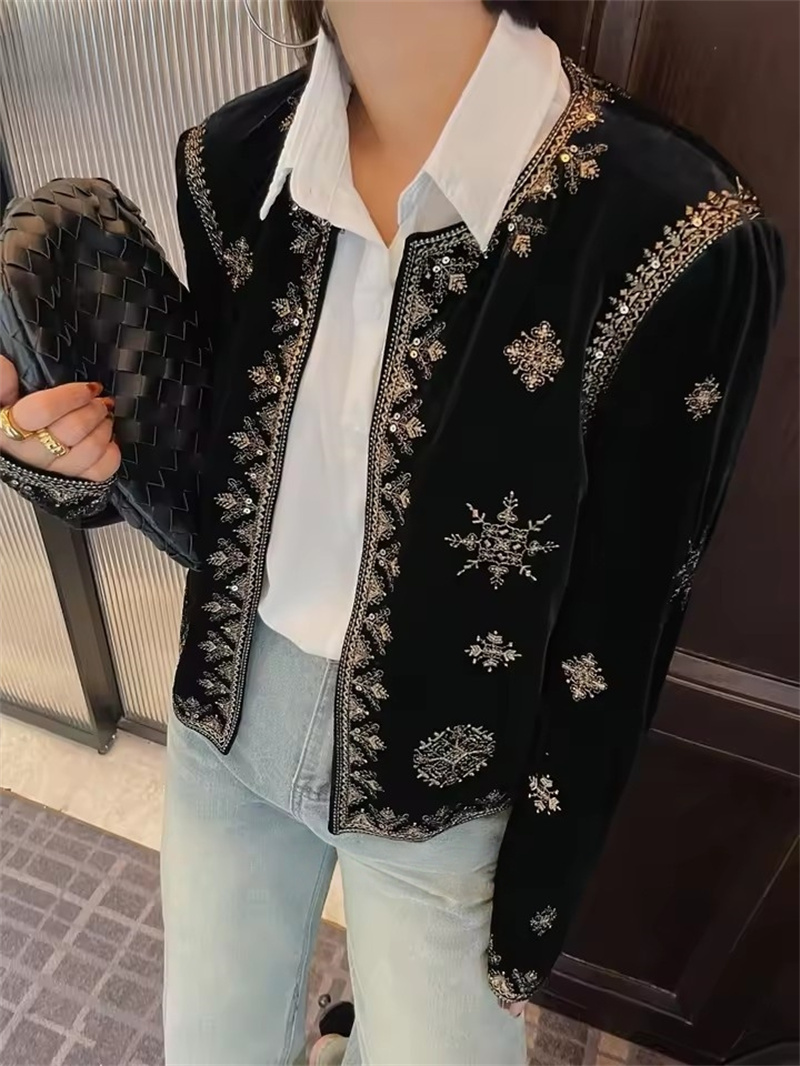 Fashion Embroidered Black Jack - Crew Clothing Summer Jacket ulasan dan harga