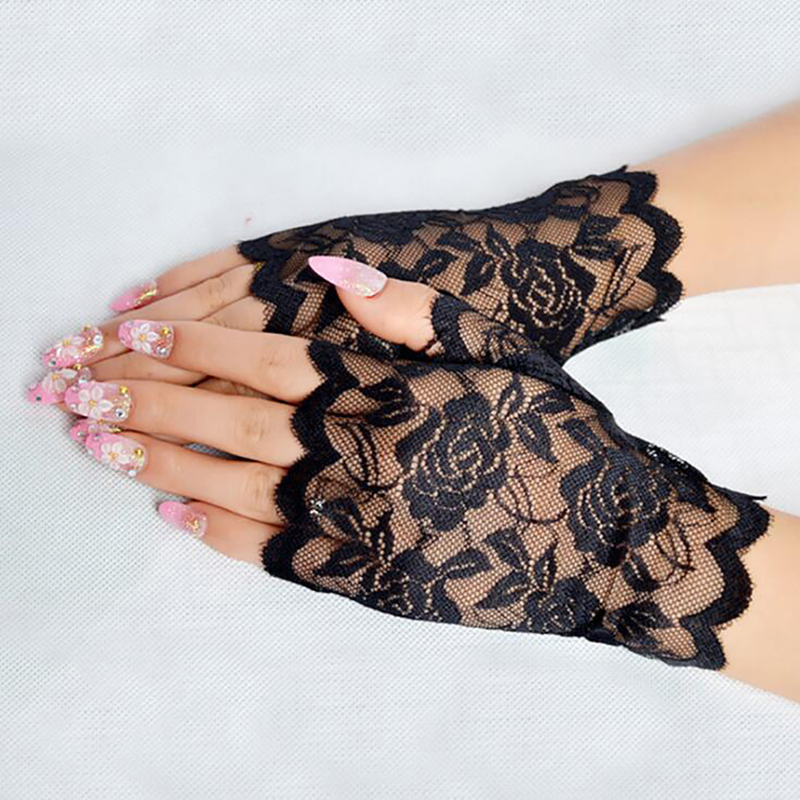 Women Lace Gloves Sexy Dressy  - Summer Clothing Drive ulasan dan harga