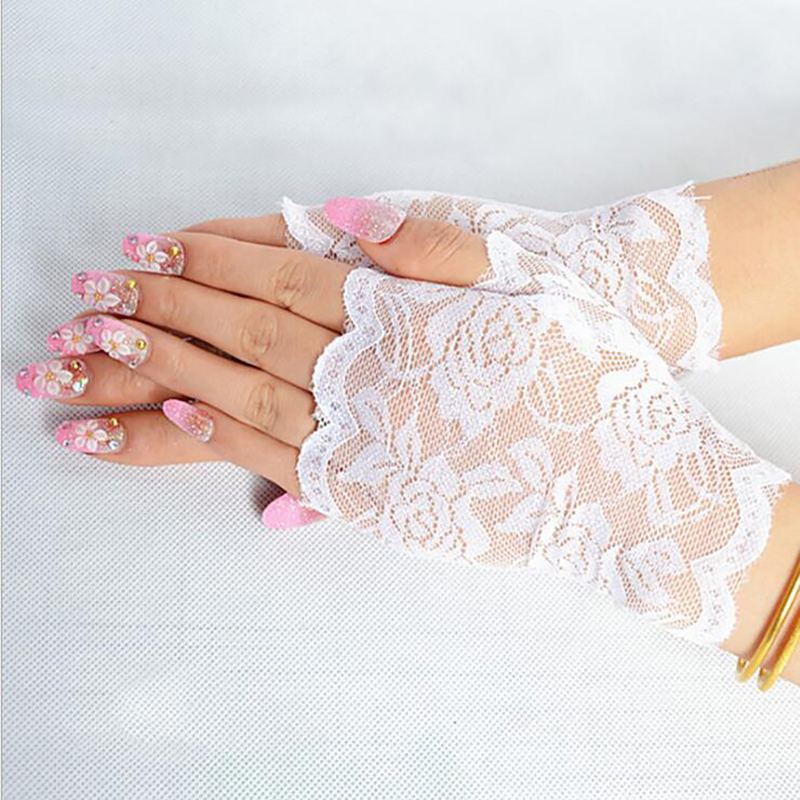 Women Lace Gloves Sexy Dressy  - Summer Clothing Drive ulasan dan harga