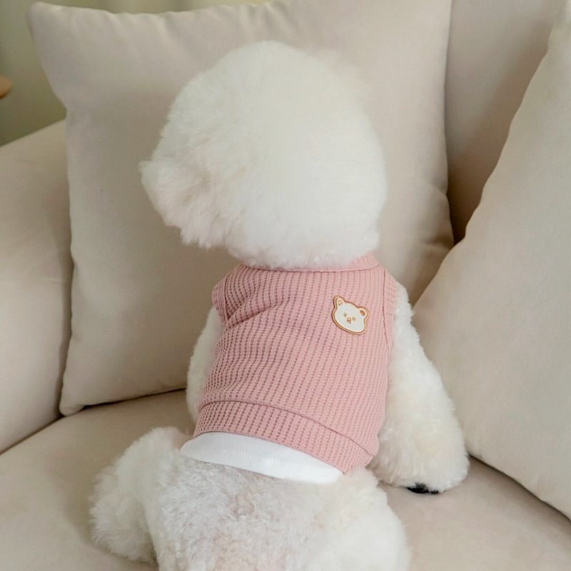 Yellow Waffle Pet Clothes Summ - Soft Summer Yellow Clothing ulasan dan harga
