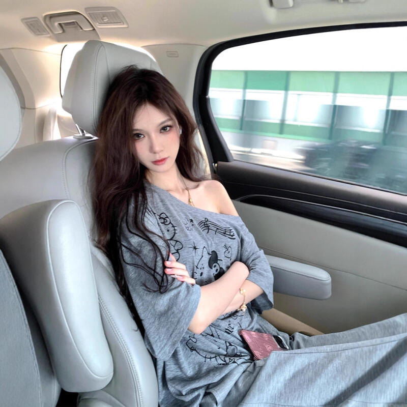 Sun Protection Blouse Hello Ki - Off Shoulder Blouse ulasan dan harga