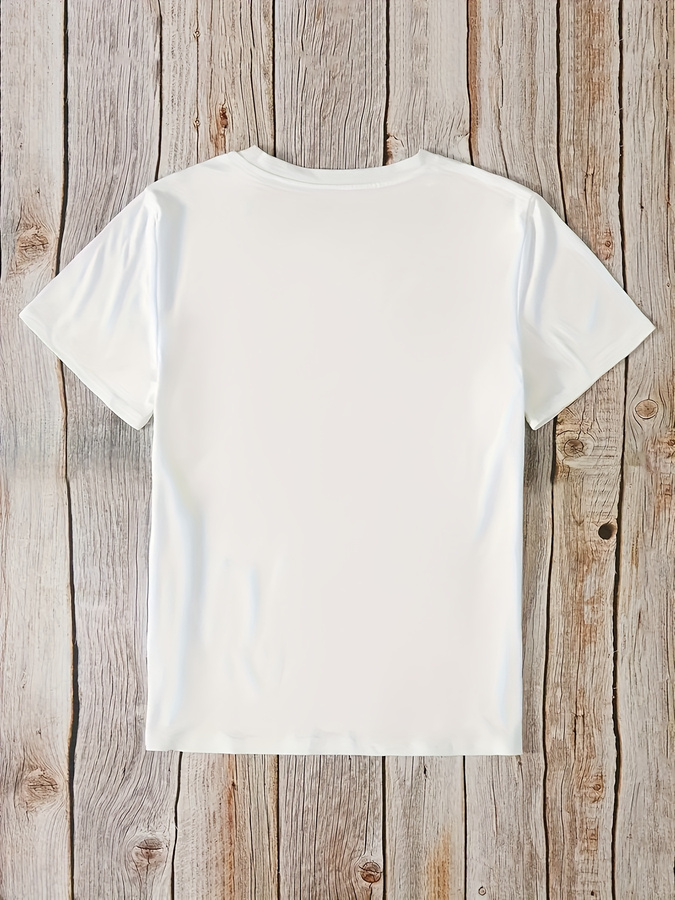 Cartoon Donut Print T-shirt, S - Summer Clothing Trends 2026 ulasan dan harga