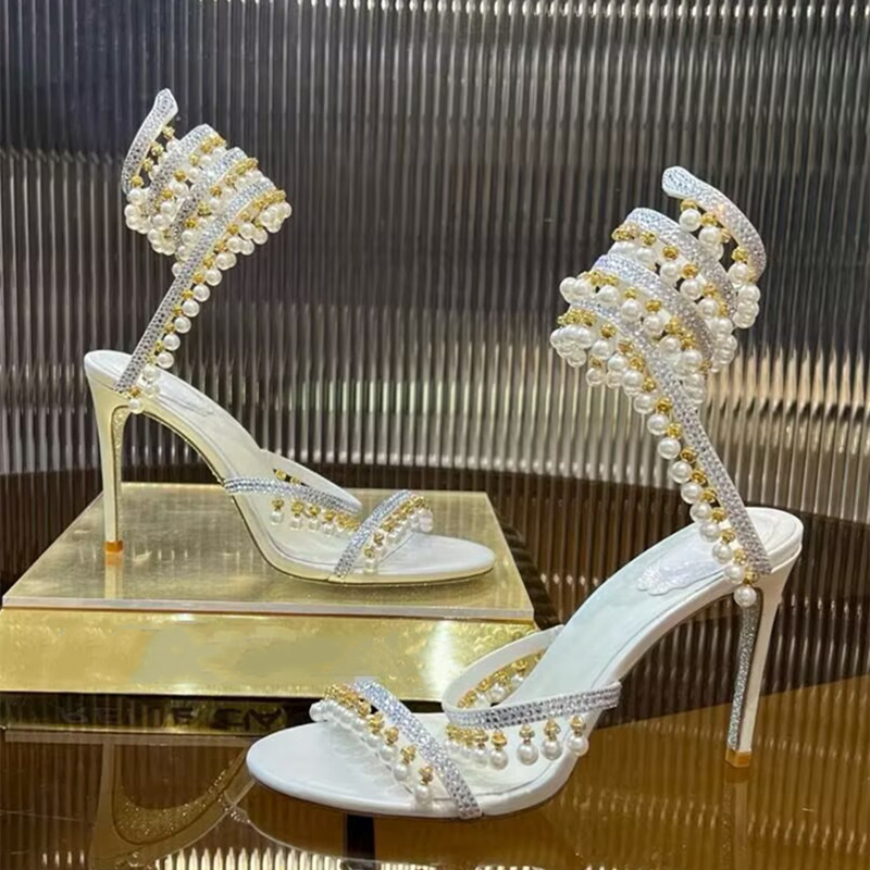 Luxury Rhinestones Pearls Tass - Summer Holiday Clothing Women ulasan dan harga