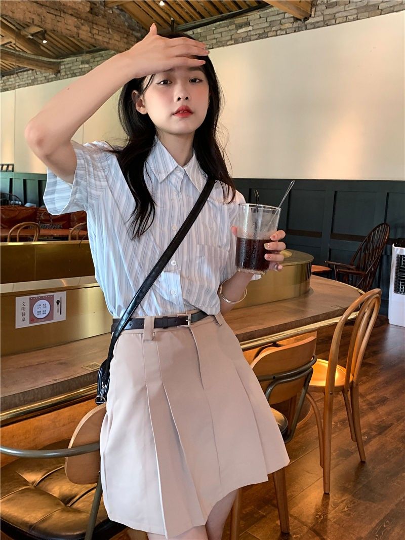 Shirts Women Bamboo-linen Blen - Crop Blouse Linen ulasan dan harga