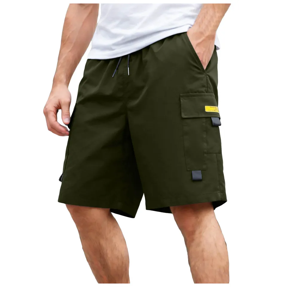 Men's Summer Cargo Shorts Tren - Summer Clothing Work ulasan dan harga