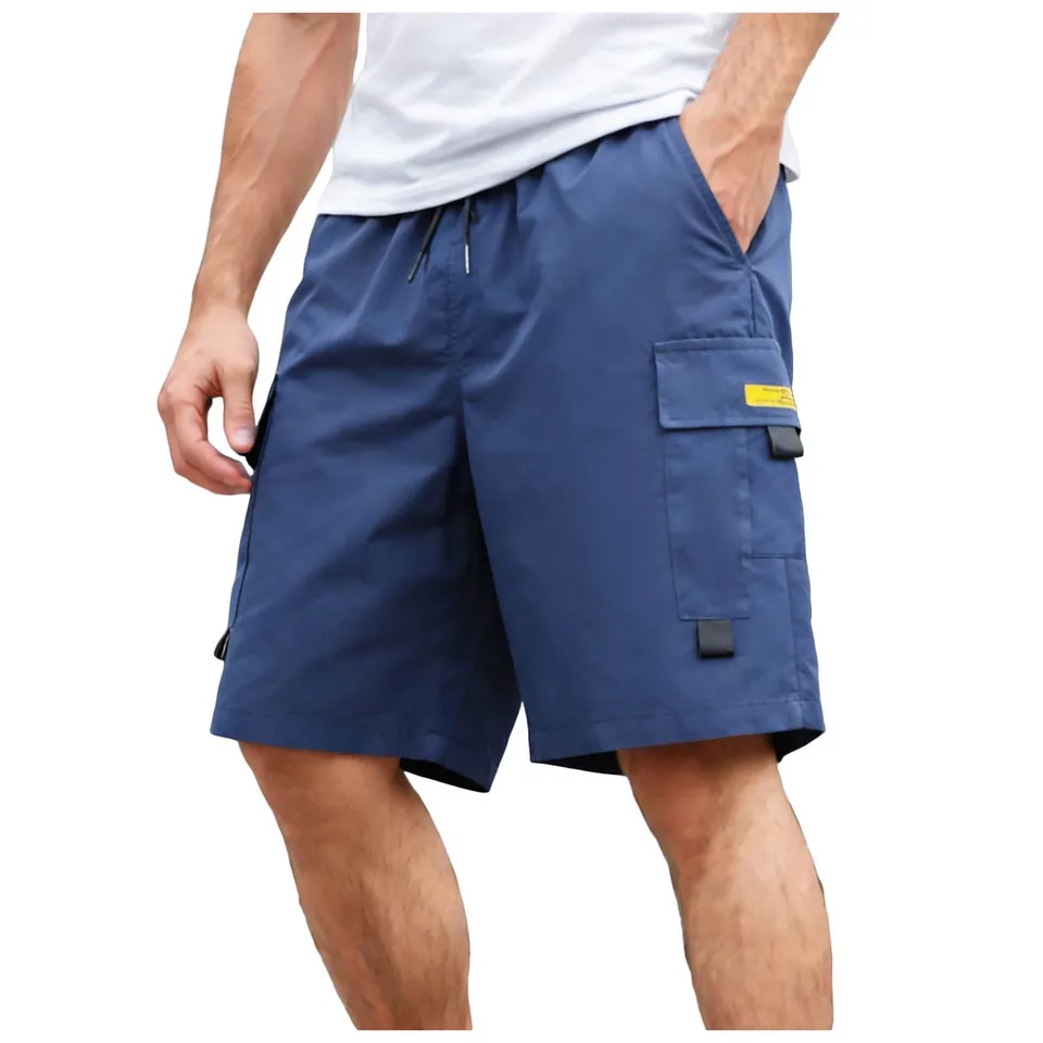 Men's Summer Cargo Shorts Tren - Summer Clothing Work ulasan dan harga