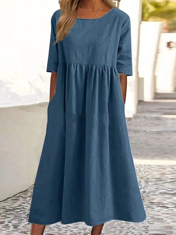 New Fashionable Women's Crew N - Summer Clothing Colors ulasan dan harga