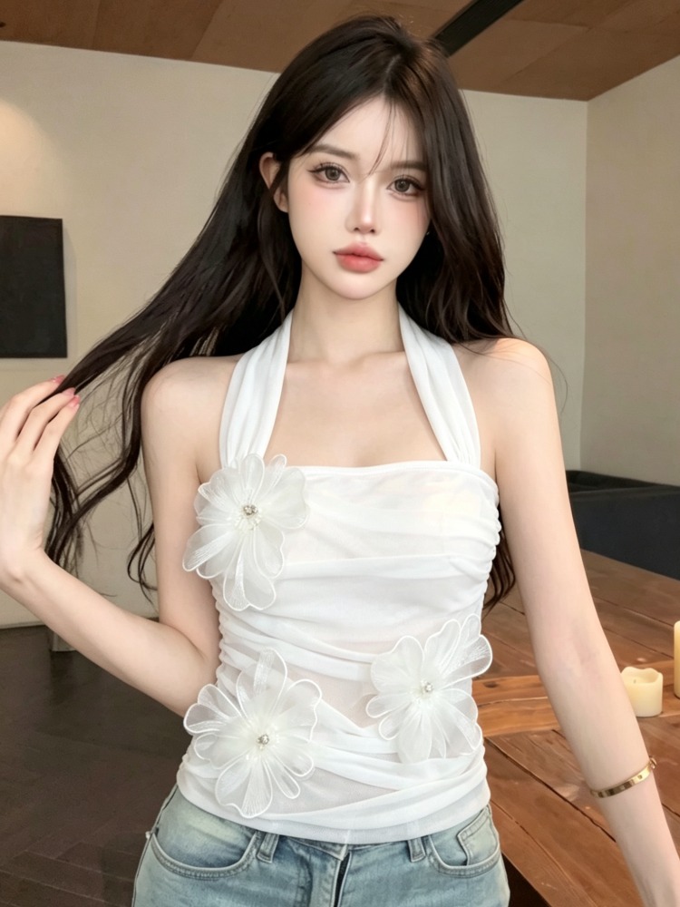 Korean Style Heavy Work 3D Flo - Summer Clothing Work ulasan dan harga