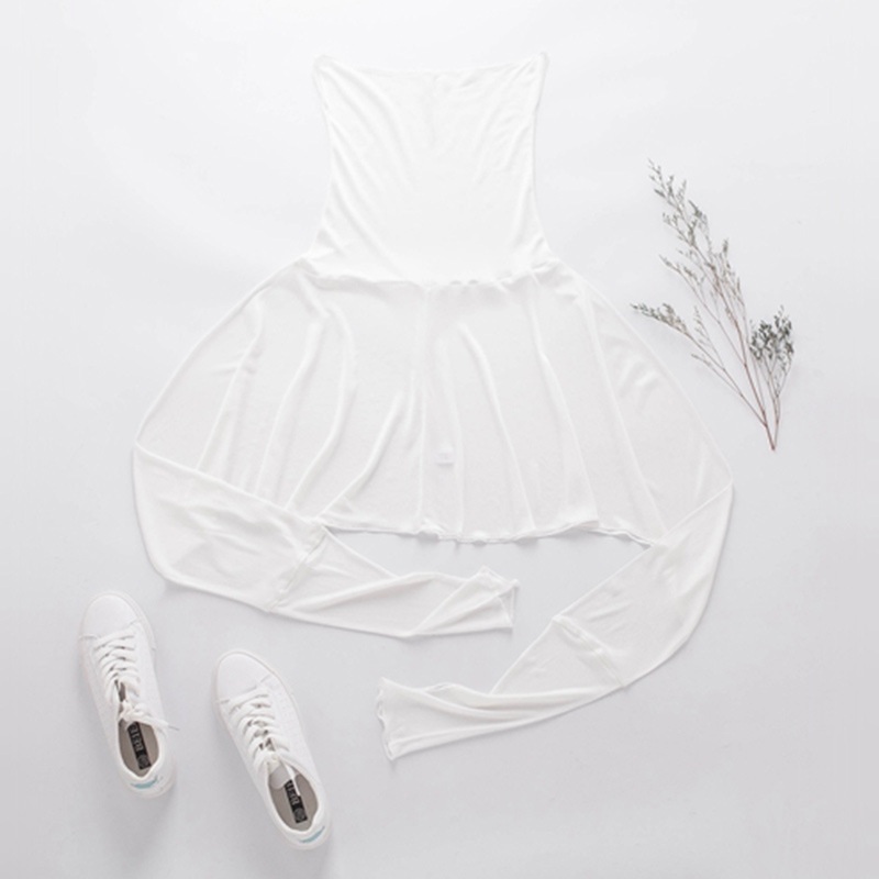 Birdtree 30% Silk Knit Sunscre - Summer Clothing Drive ulasan dan harga
