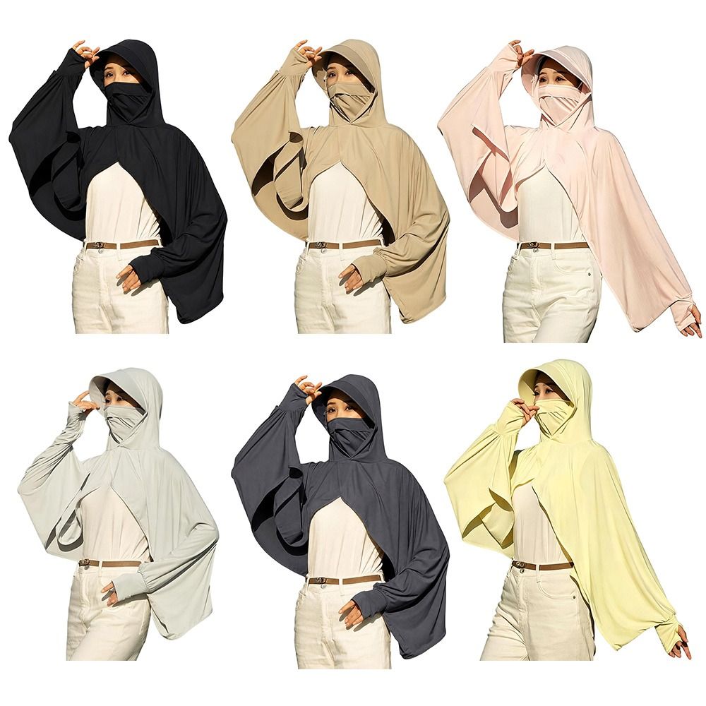 Ice Silk Sunscreen Shawl Long  - Summer Clothing Drive ulasan dan harga