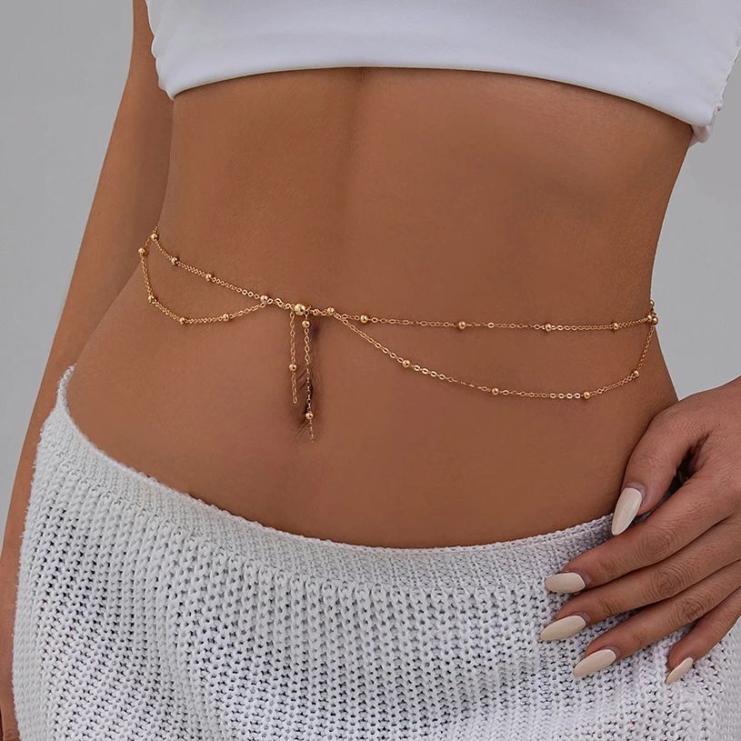 KunJoe Multilayer Gold Color T - Summer Clothing Colors ulasan dan harga